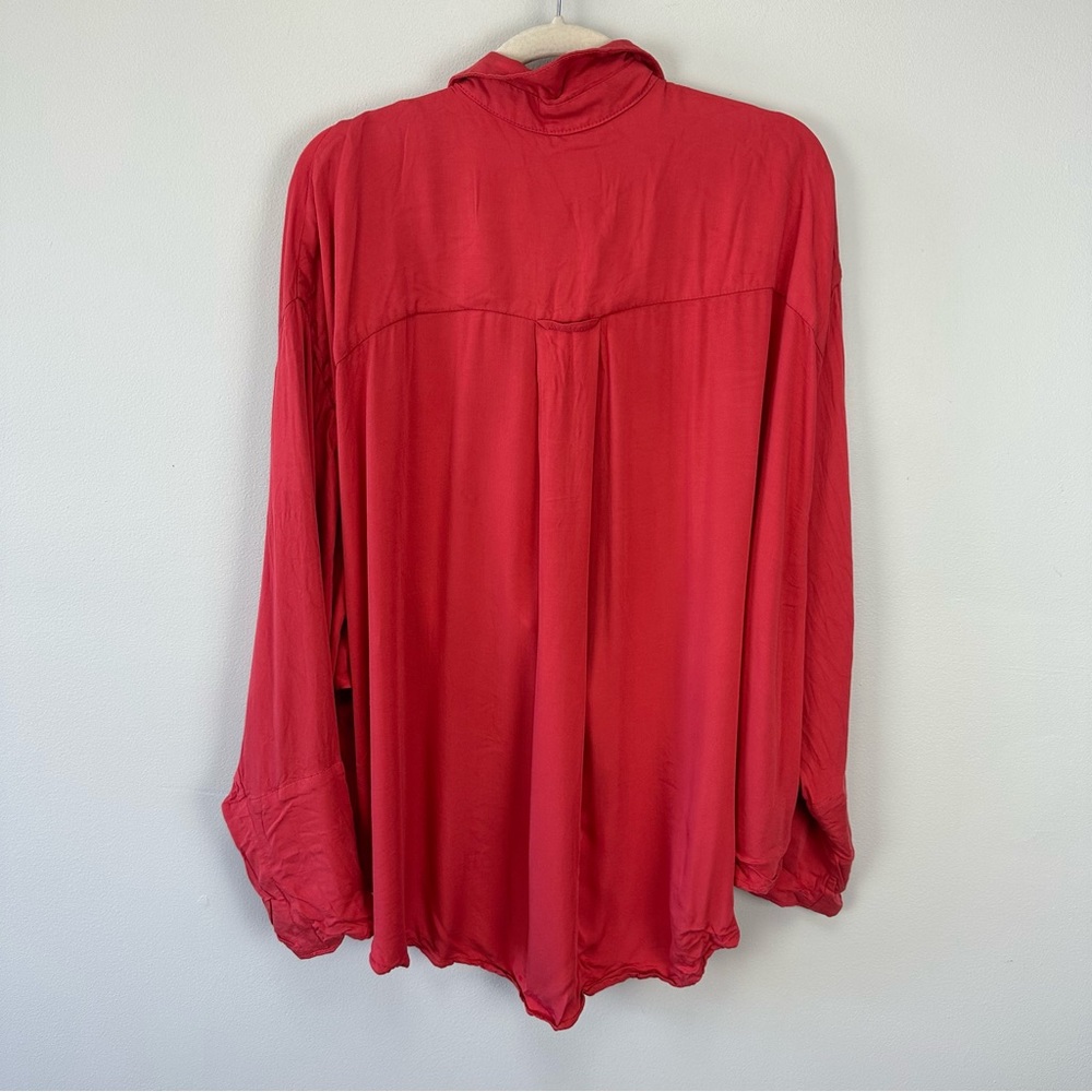 Sleeper Sizeless Viscose Front Tie Pajama Top - Picture 2 of 10